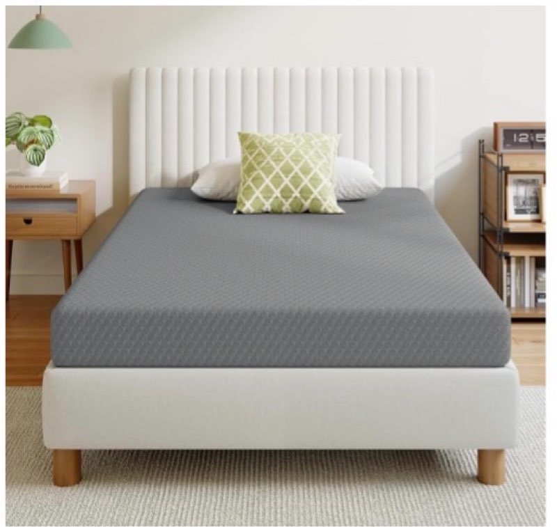 8-Inch Twin Novilla Mattress, Cooling Memory Foam Twin Size Mattress for Pressure Relief and Thermal Balance, Breathable Twin Bed Mattresses Designed for Enhanced Support and Fast Sleep