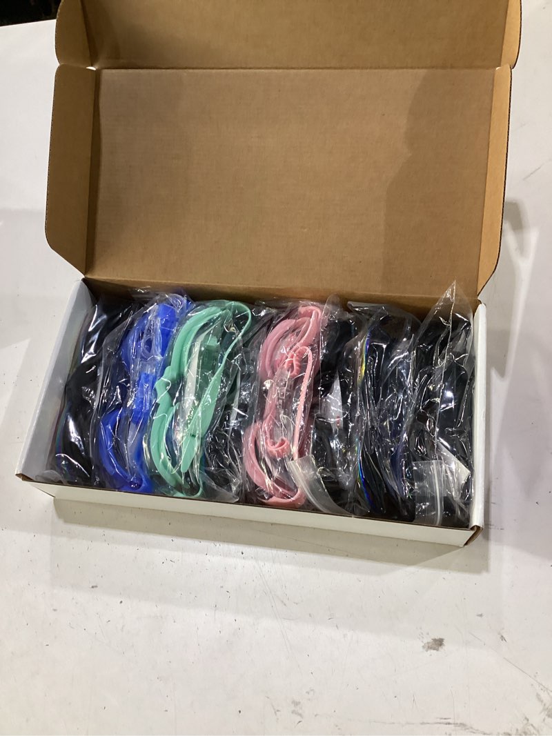 Condition photo showing New/Like New for konohan 8 pack kids swim goggles for adult kid swimming glasses anti fog silicone no leak swim glasses ear plug nose clip multicolor