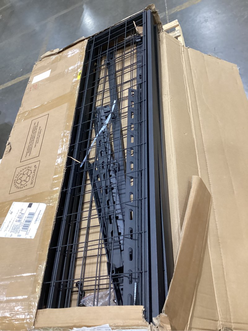 Condition photo showing Good Condition for 4x8ft overhead garage storage rack 750lbs capacity, 26"-40" height adjust | no sagging, more load-bearing, rust resistant, ceiling mount, heavy steel garage ceiling storage racks, black black 4x8 ft