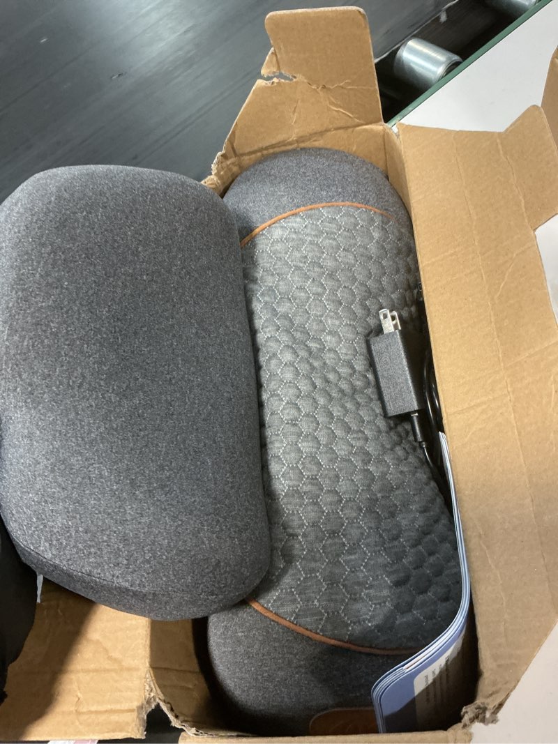 Condition photo showing Good Condition for 3-in-1 rechargeable neck massager pillow with heat, vibration & traction, deep tissue pain relief, neck hump corrector & cervical support for home office travel