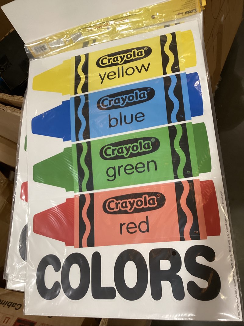 Condition photo showing New/Like New for eureka colors & shapes bulletin board set, 28 pieces (eu-847813) osfa