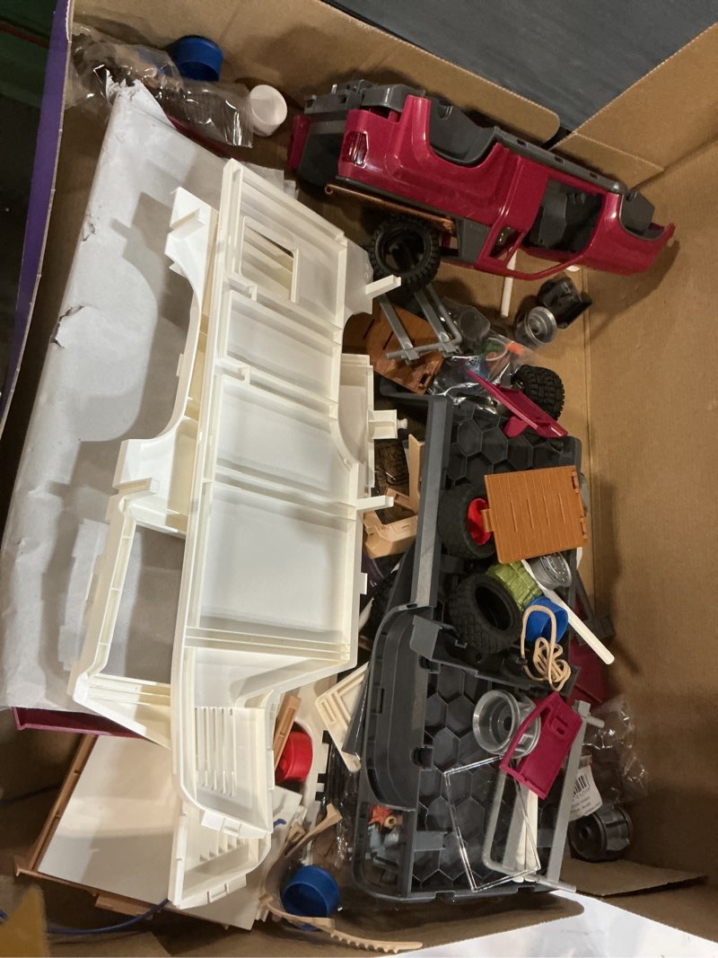 Condition photo showing As Is for schleich horse club - 179pc peppertree riding arena horse playset with real dressage cards - with stable set, 2 horses, 3 rider figurines, cards and accessories - toys for girls & boys ages 5+ | 42639