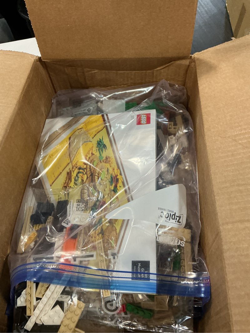 Condition photo showing As Is for LEGO Art Vincent Van Gogh – Sunflowers Building Set for Adults - Home Decor Idea - Brick Built Painting - Gift for Birthdays - 31215