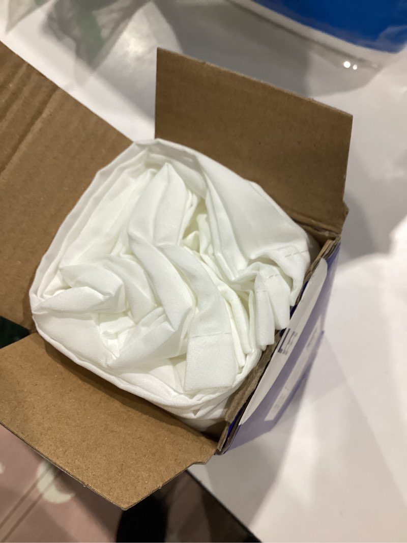 Condition photo showing Good Condition for miulee non-see-through french door curtains for door window, privacy light filtering sheer curtains for decoration, window drapes with rod pocket and tie back, white, 26 x 72 inches, 2 panels white 26"w x 72"l (pack of 2)