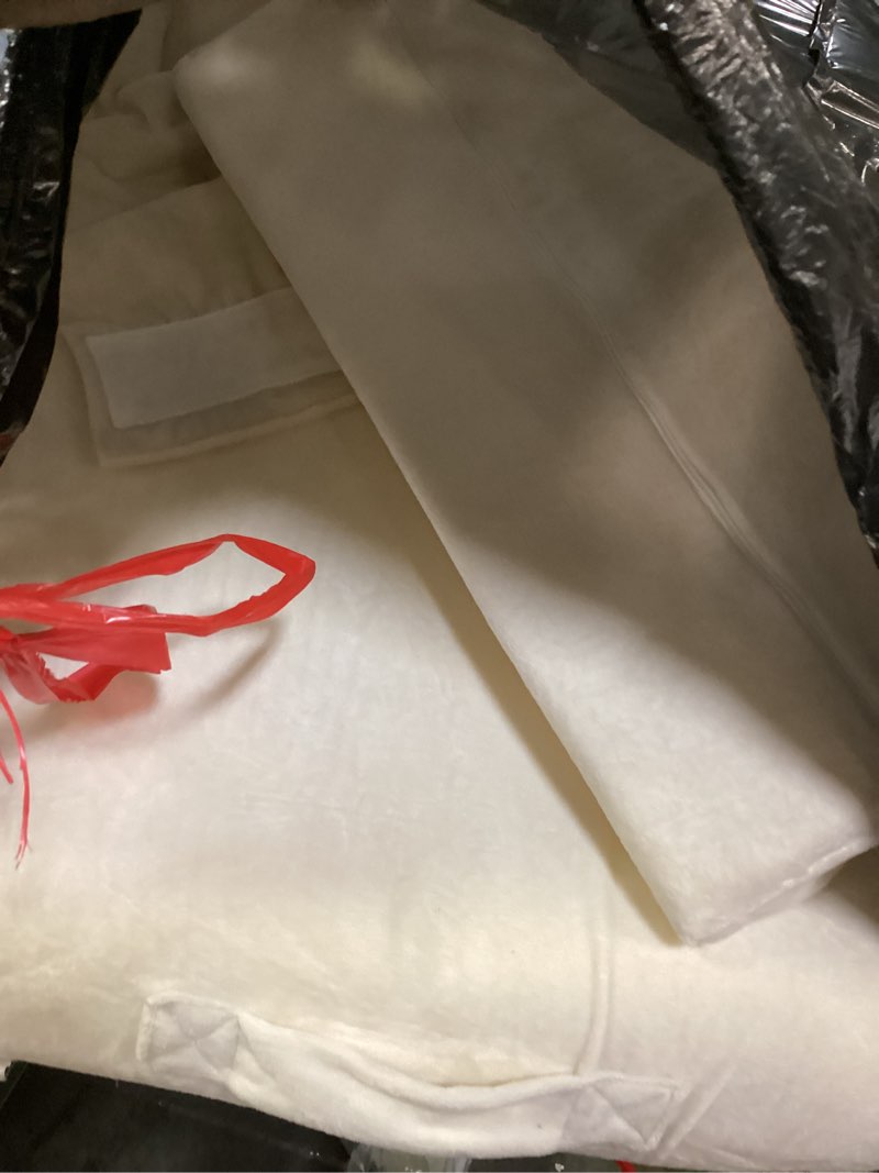 Condition photo showing Good Condition for ENITYA 19" Back Pillow for Bed Sitting up, Big Pockets and Washable Removable Cover, Reading Chair for Watching TV/Reading/Gaming/Resting in Bed, Couch or Floor, Medium(Ivory) Ivory Medium(5'3"-5'10")