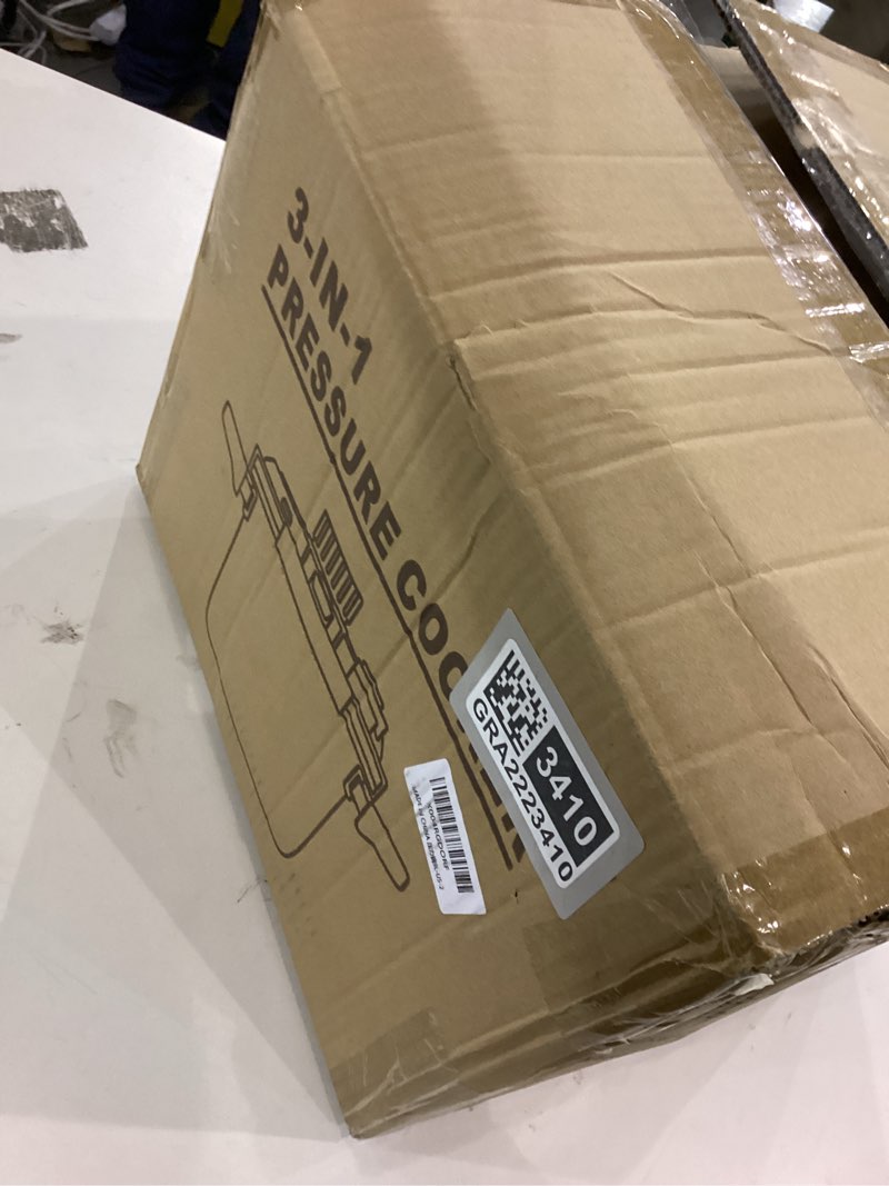 Condition photo showing As Is for Pressure cooker