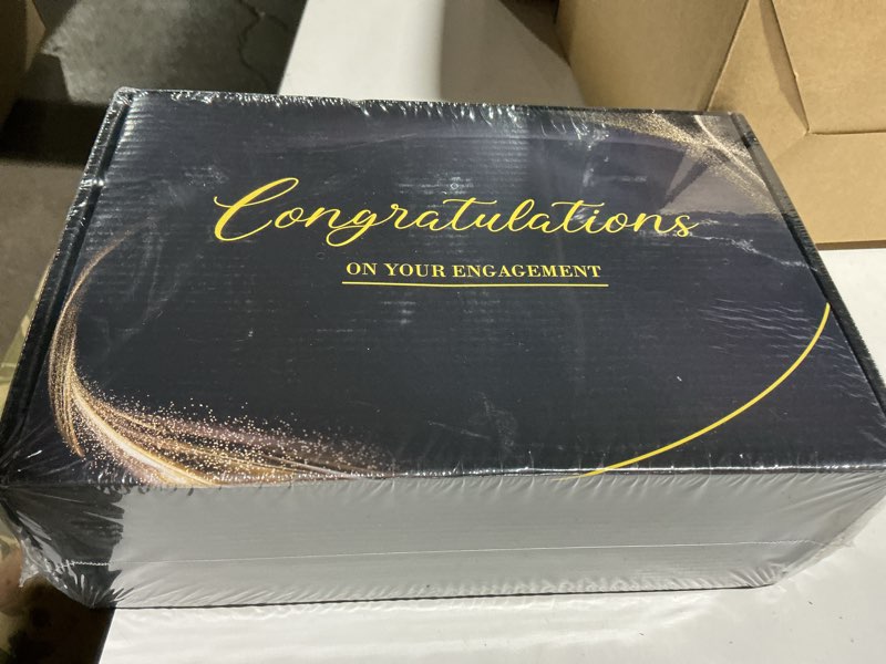 Condition photo showing New/Like New for Wedding Gifts & Engagement Gifts for Couples – Whiskey & Wine Glasses Gift Set with Socks, Candle & Card – Bridal Shower, Newlywed, Mr & Mrs, Married Couple & Wedding Registry Gift