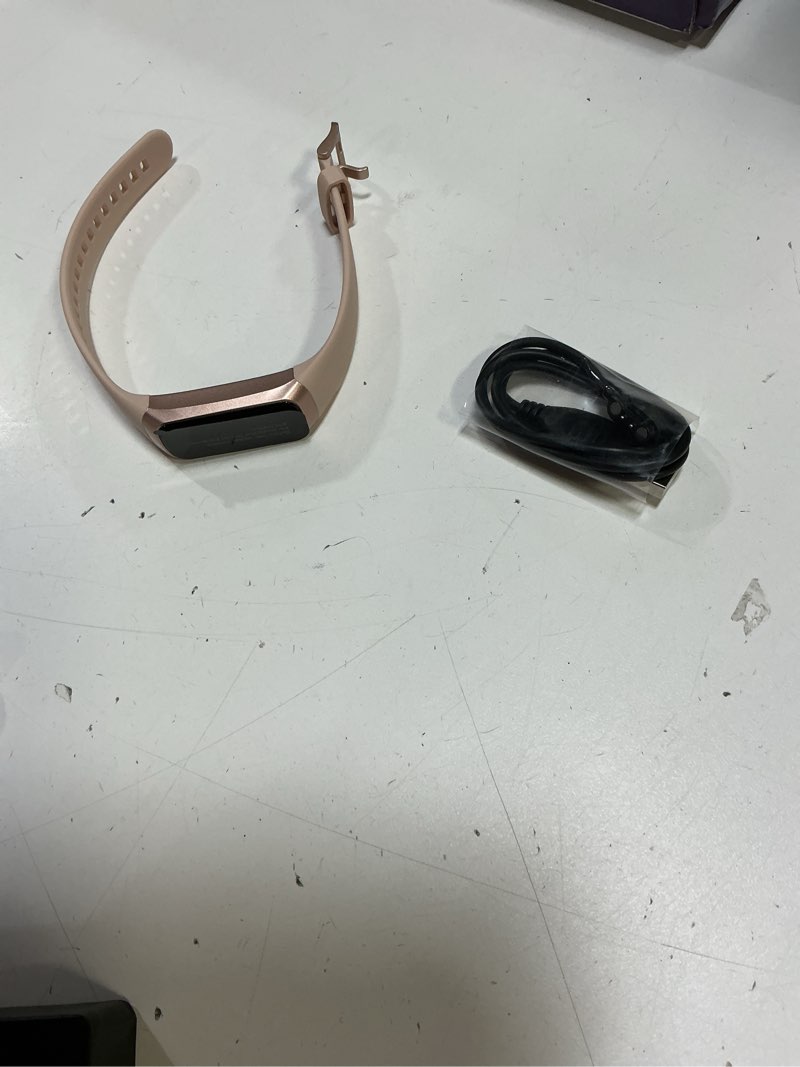 Condition photo showing Good Condition for Fitness Tracker with Step Counter/Calories/Stopwatch, Activity Tracker, Health Tracker with Heart Rate Monitor, Sleep Tracker,1.10''AMOLED Touch Color Screen, Pedometer Watch for Women Men Pink