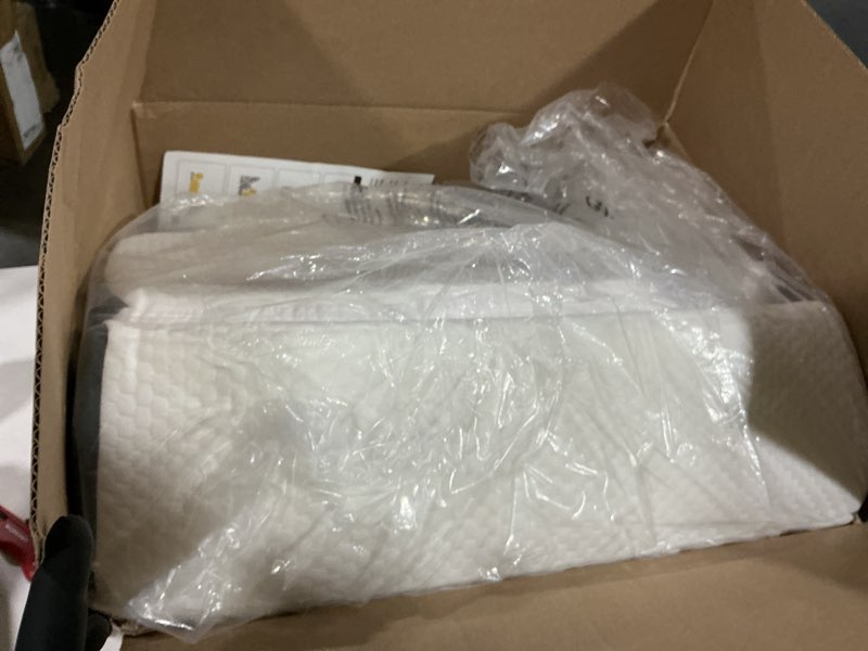 Condition photo showing Good Condition for ahpmeoa 3pcs wedge pillow set for after surgery, back pillow for bed sitting up, 10-in-1 foam wedge pillow for acid reflux & back pain relief, post surgery pillow for gerd & snoring, white white 3pcs