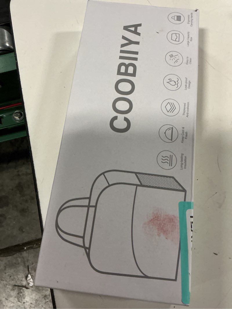 Condition photo showing New/Like New for coobiiya insulated lunch bag women reusable cute lunch box for women | large capacity lunch tote cooler thermal leakproof for work travel picnic