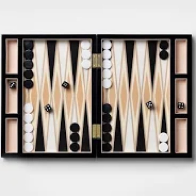 Gammons and Backgammons board games (black)