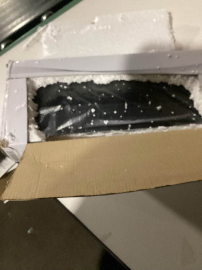 Condition photo showing Good Condition for Ralbay LED Modern Bathroom Vanity Light 43.3"/35W Up and Down Matte Black LED Vanity Light for Bathroom Wall Light Fixtures Black-Natural White 43.3 inch