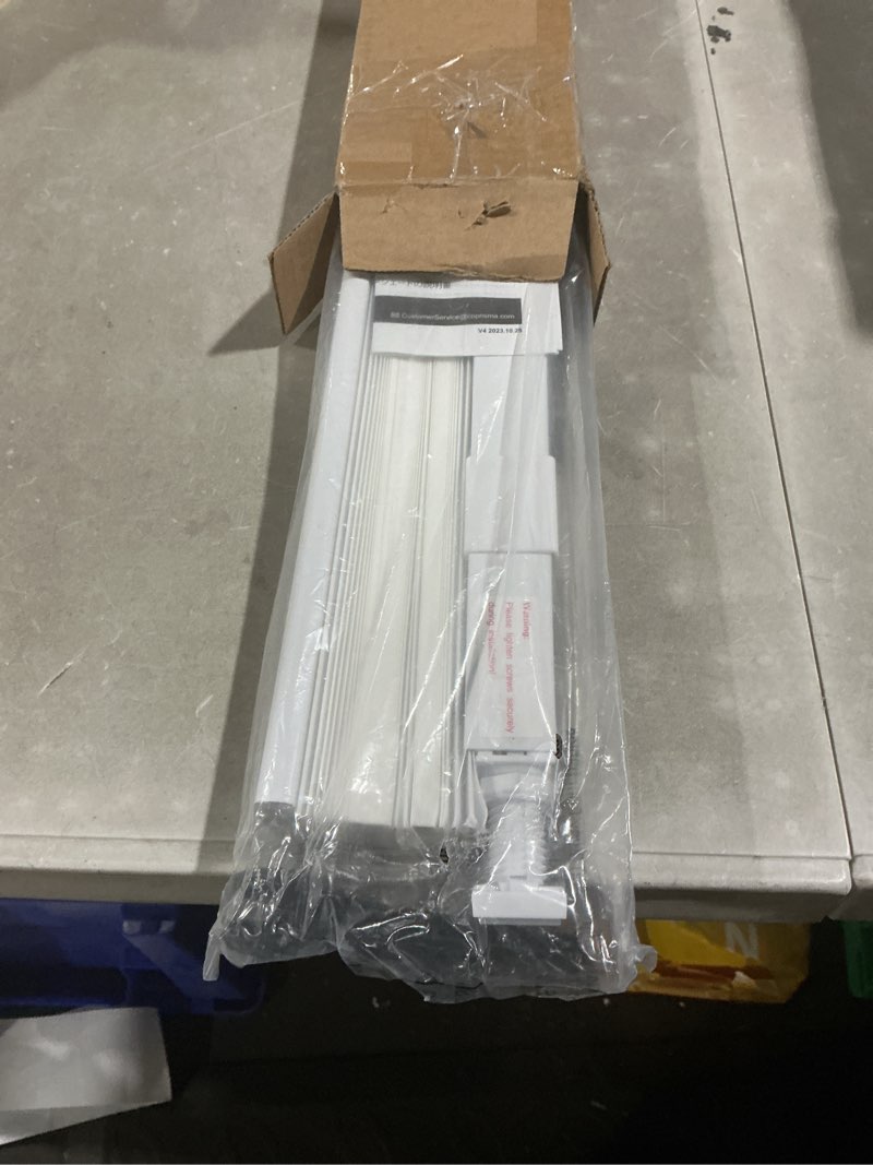 Condition photo showing Good Condition for lazblinds cordless cellular shades, no tools no drill light filtering honeycomb shades pleated blinds for windows, 33'' w x 36'' h, white light filtering-white 33'' w x 36'' h