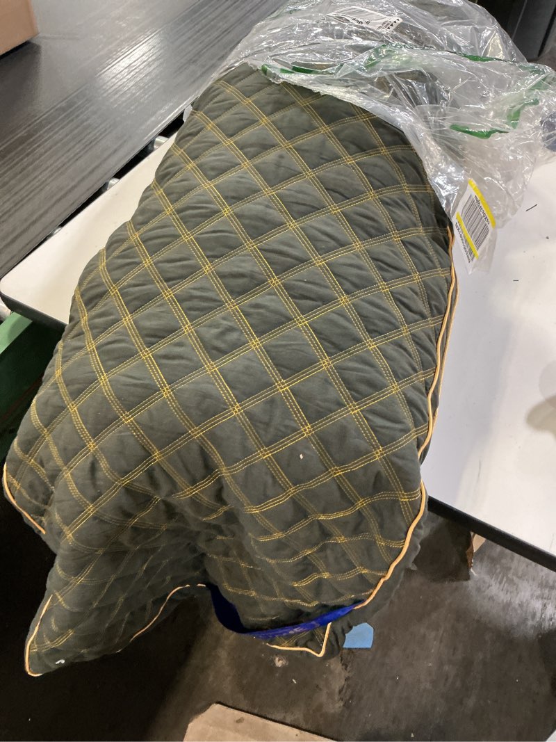 Condition photo showing As Is for YZ HOME Long Body Pillow for Adults - Firm Body Pillow Insert with Shredded Blue Memory Foam, Adjustable Height, Soft Support for Side Sleeping, Pregnant Women, Washable (20x54 Inch, Grey)