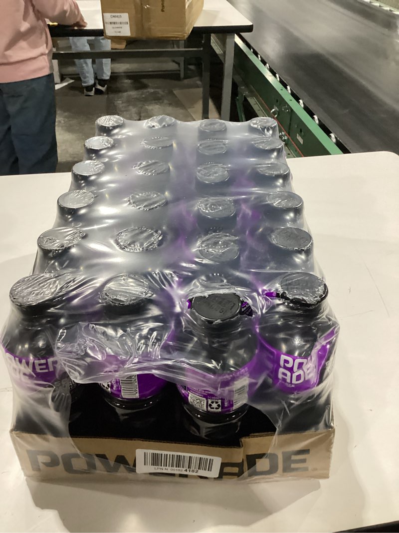 Condition photo showing New/Like New for POWERADE Sports Drink Grape, 20 Ounce (Pack of 24) Grape 20 Fl Oz (Pack of 24)