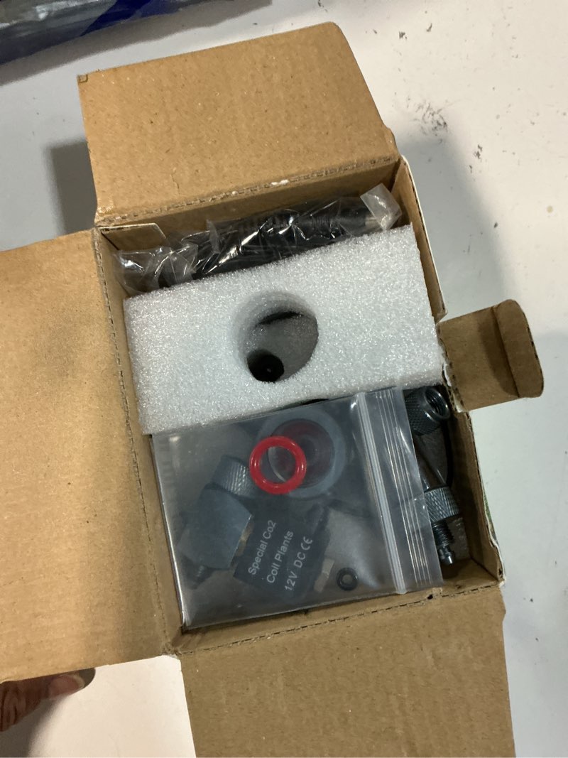 Condition photo showing Good Condition for aquarium co2 regulator, mini co? system with upgraded dc solenoid and bubble counter check valve, detachable design, for building co? system in aquatic plant tank regulator with solenoid valve