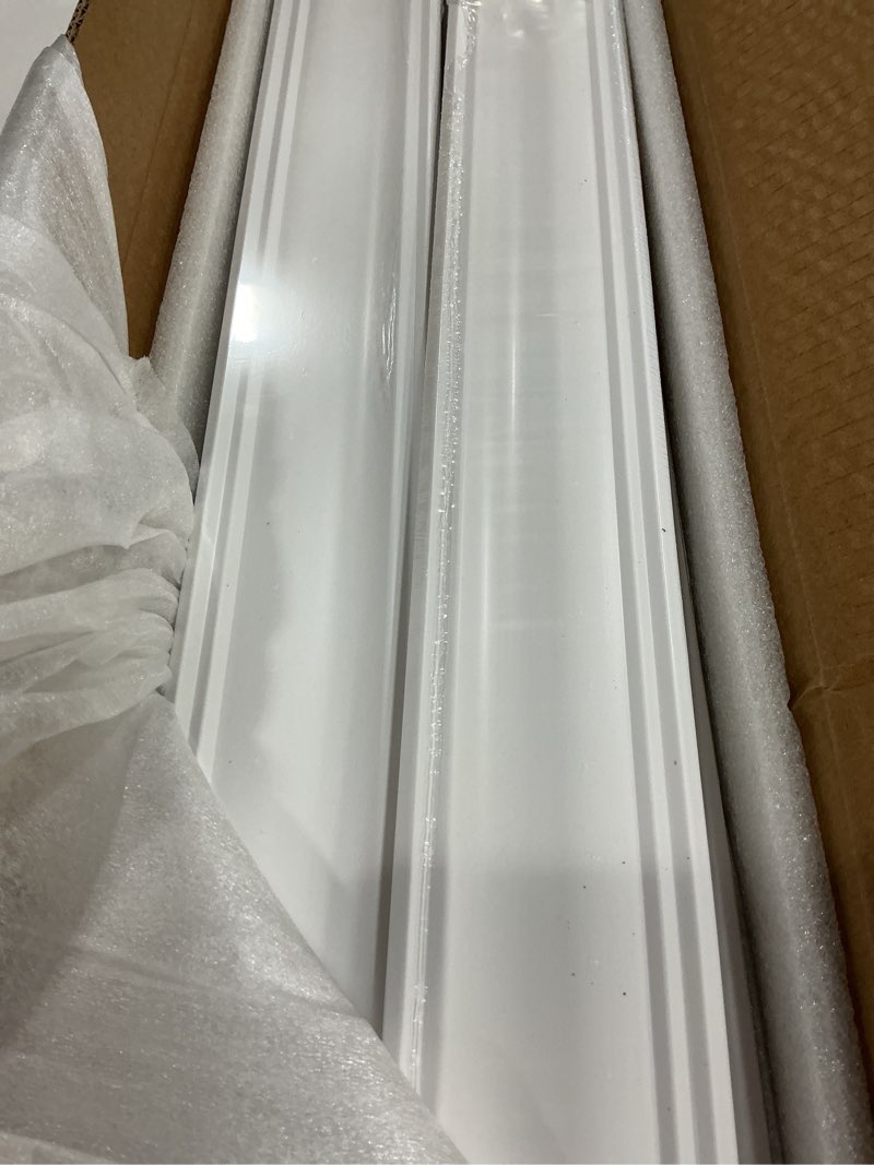 Condition photo showing New/Like New for Art3d Ceiling Crown Molding Trim 10-Pack 47Ft, High Impact Polystyrene Decorative Ceiling Moulding - Installed with Glue, White White-2