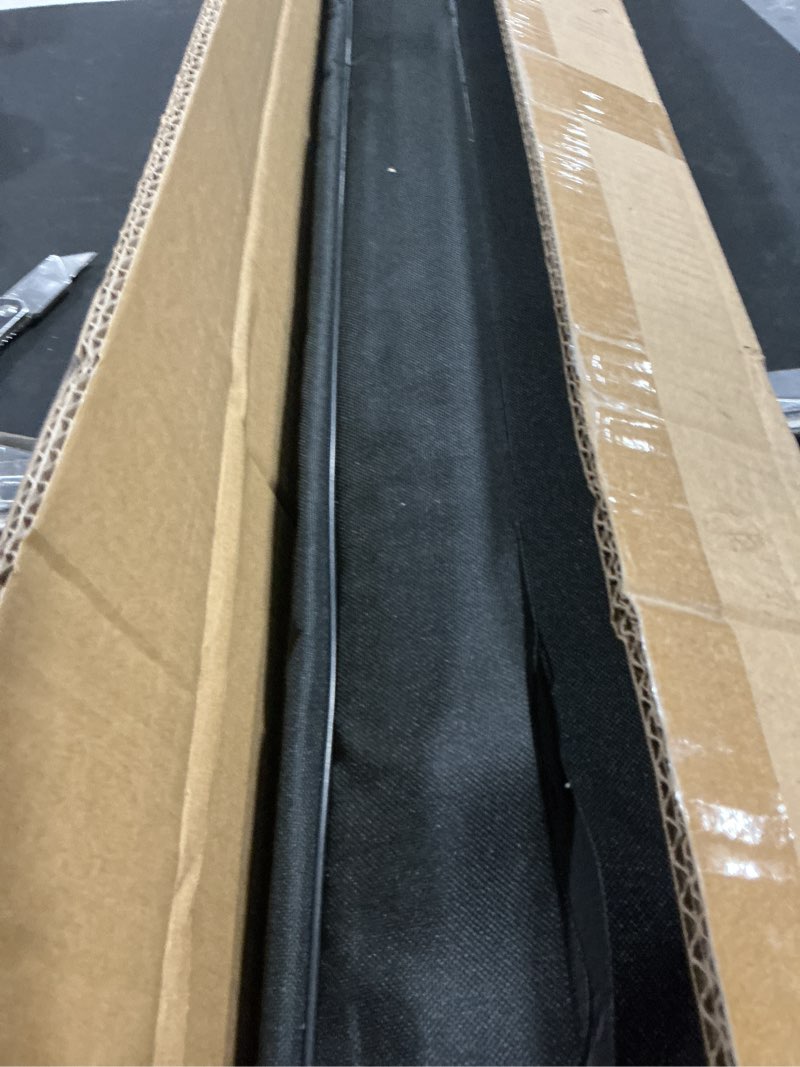 Condition photo showing As Is for Aluminum Horizontal A-Frame Banner Stand-3’x 8’ Portable Outdoor Indoor Banner Stand, for Promotion & Sport Events, Advertising Display, Frame Only