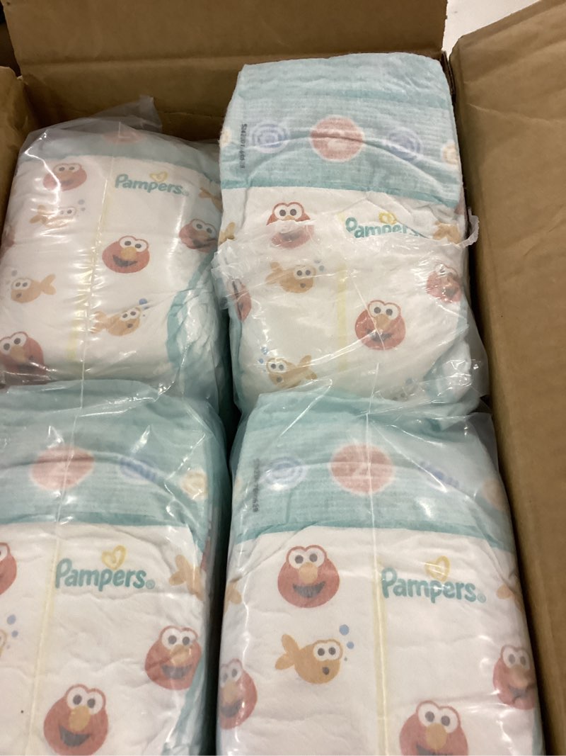 Condition photo showing As Is for Pampers Diapers - Baby Dry - Size 2, 112 Count, Absorbent Disposable Infant Diaper (Packaging May Vary) Size 2 112