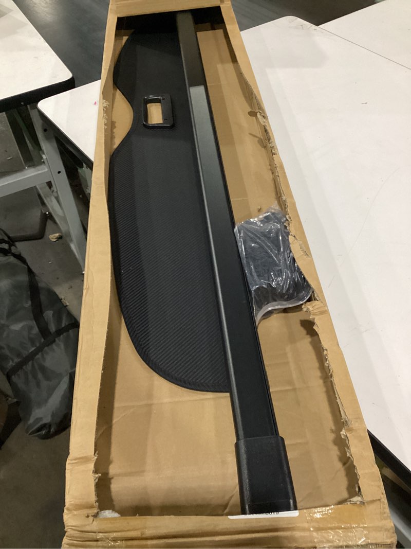 Condition photo showing Good Condition for cargo cover for 2011-2021 jeep grand cherokee accessories, carbon fiber look retractable luggage security shield shade privacy trunk cover(not for 2021 winter and 2022 grand cherokee l) for 11-21 grand cherokee (carbon fiber look)