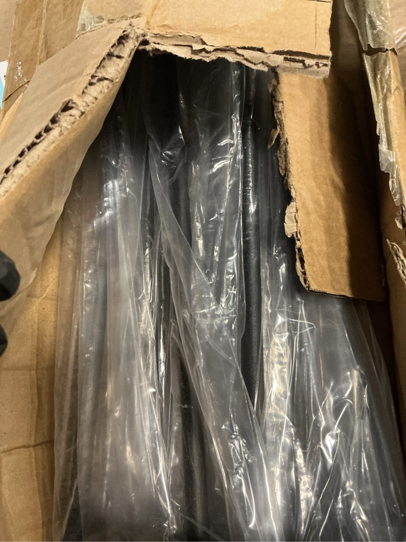 Condition photo showing New/Like New for 18 pcs 38'' single rope stakes black steel poles/stakes with loop fence poles for creating a rope border around flower beds, trees, gardens, walkways 18 38''