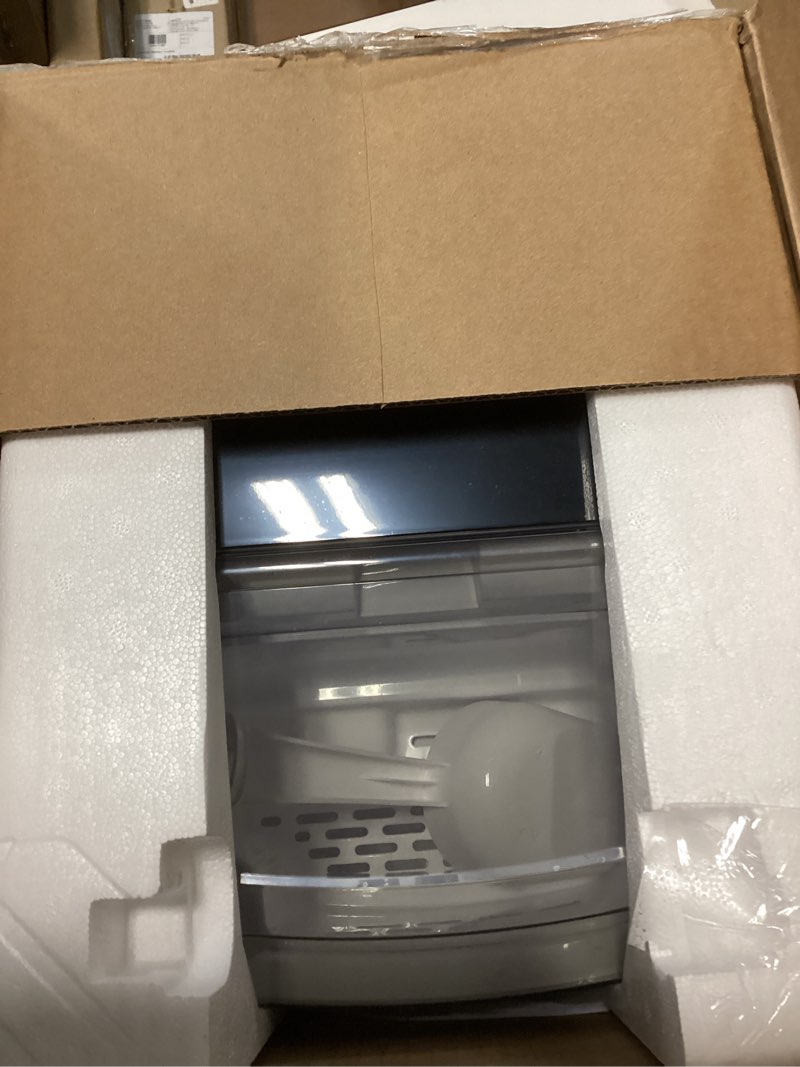 Condition photo showing Good Condition for Nugget Ice Maker Countertop, 33LBS/24H, Self-Cleaning Portable Pebble Ice Machine with Soft Chewable Pellets Sonic Ice, Buscket and Scoop, for Home/Kitchen/RV/Party/Camping/Office, Black