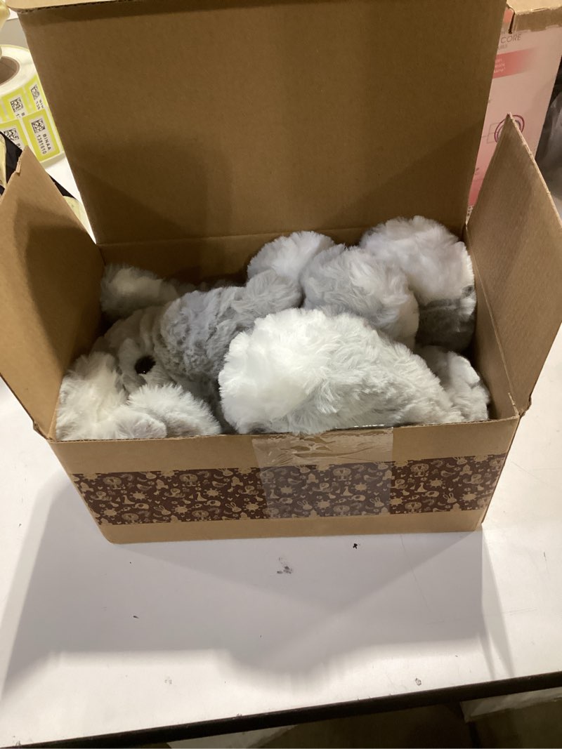 Condition photo showing New/Like New for elephant stuffed animals soft plush toy for baby girls boys,12" grey soft small stuffed elephant huggable gifts for birthday