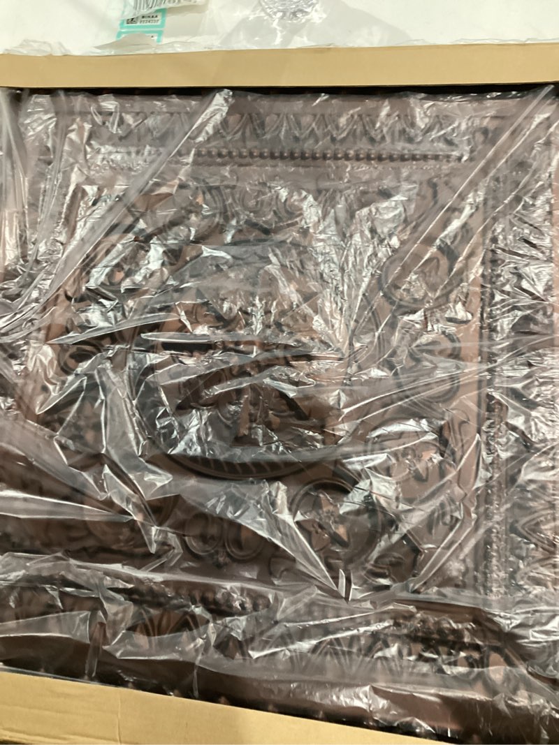 Condition photo showing Good Condition for art3d drop ceiling tiles, glue up ceiling tiles, 2'x2' plastic sheet in antique copper (12-pack, 48 sq.ft) 24"x24" antique copper 12