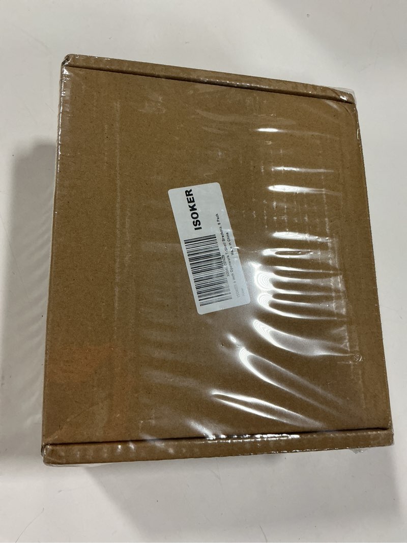 Condition photo showing New/Like New for Unique 4 Inch Openwork Shelf Brackets, 8-Pack Floating Shelf Bracket, 1/5” Thick Carbon Steel Hidden Shelf Supports for DIY 8 Pack 4 Inch