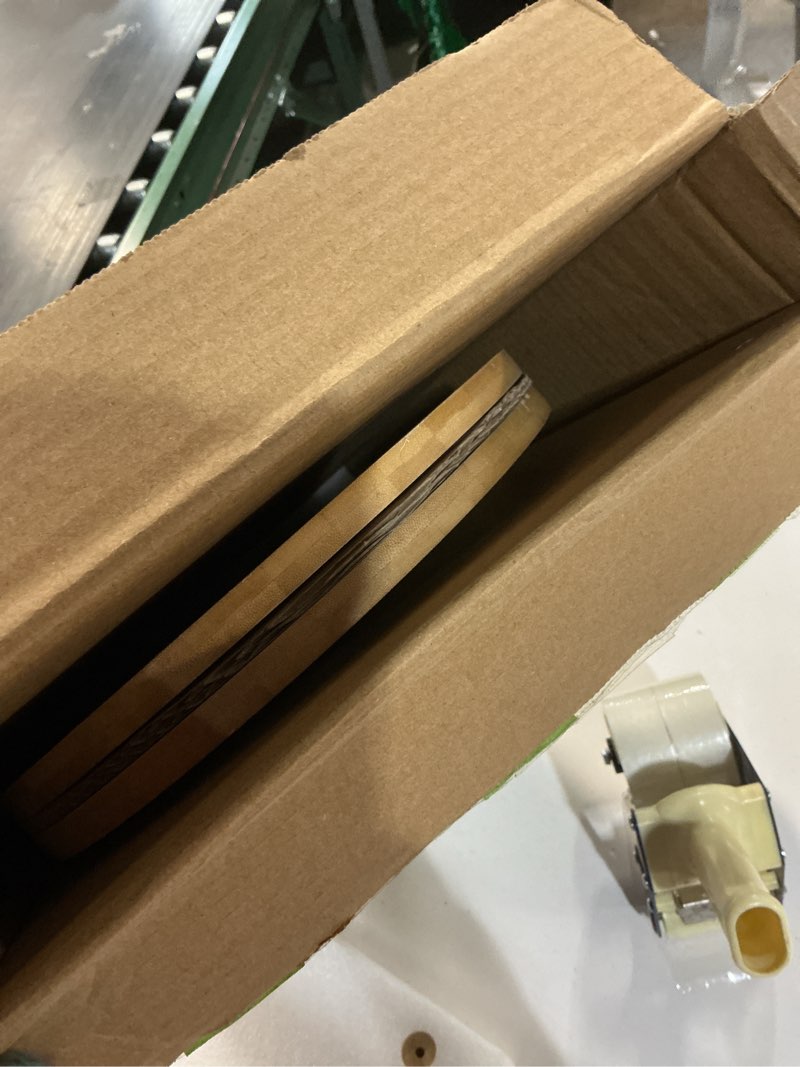 Condition photo showing Good Condition for Bamboo Monitor Stand with Storage, Curved Computer Laptop Stand Desk Shelf Organizer with Sliding Doors (25 inch) Natural Bamboo 25 inch