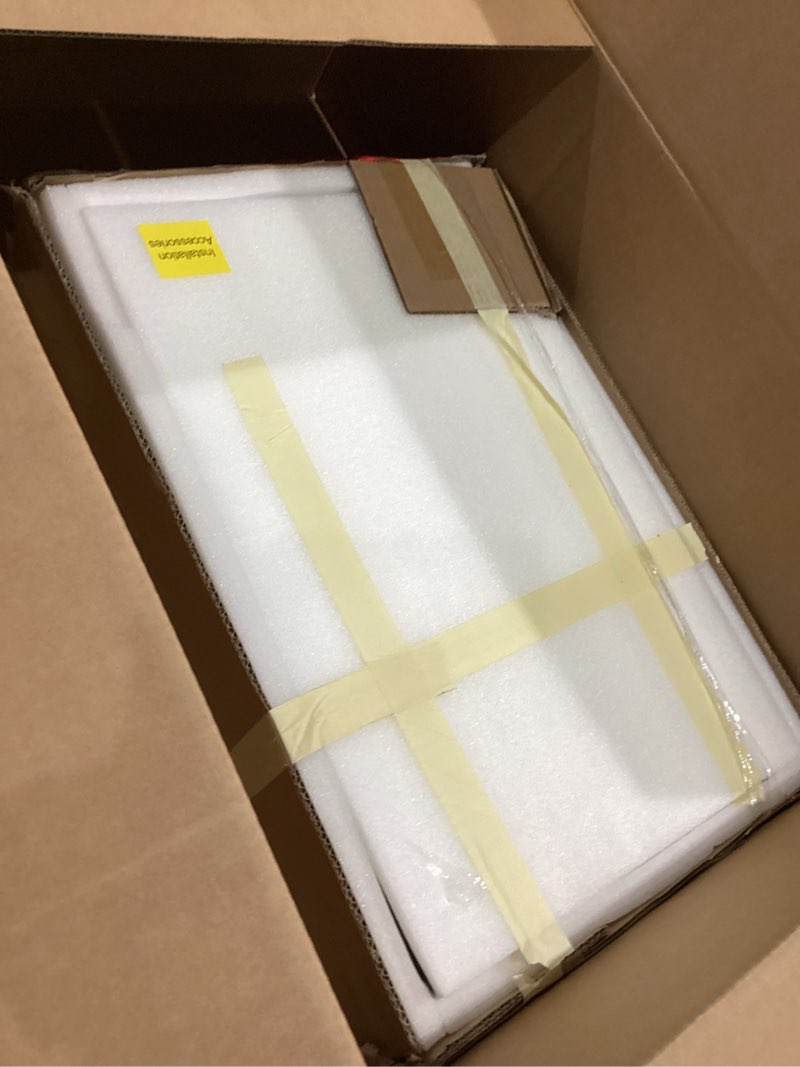 Condition photo showing New/Like New for 16x24 Inch Black Mirror Medicine Cabinet Metal Framed Recessed Wall Mounted Bathroom Medicine Cabinet with Mirror and Storage 16 x 24 inch Black