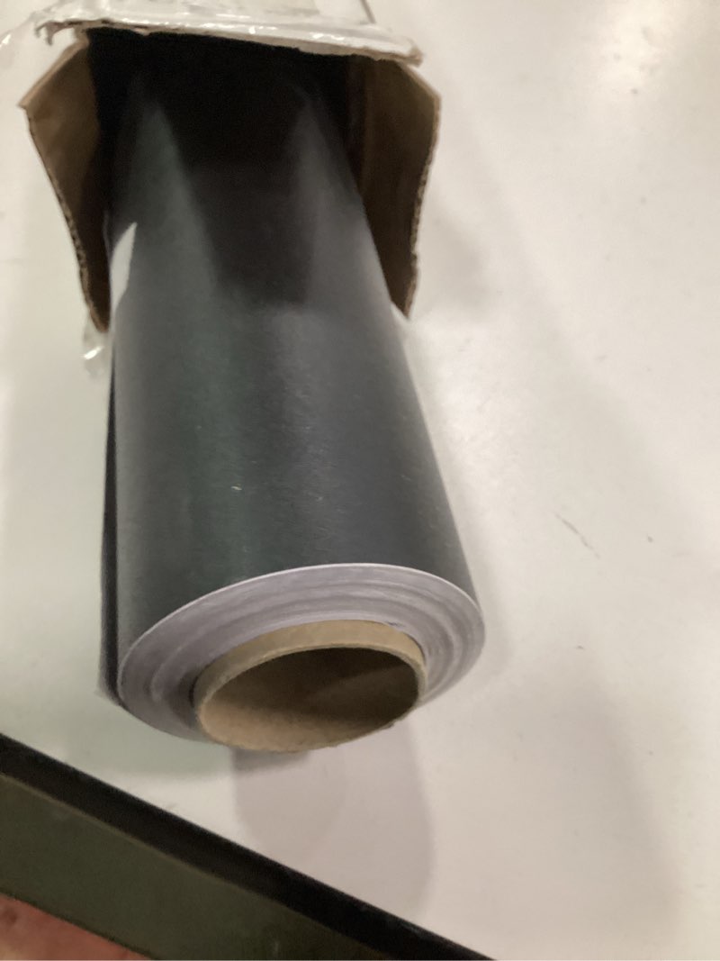 Condition photo showing New/Like New for FUKU MON 24"x394" Black Wallpaper Peel and Stick Black Contact Paper Matte Solid Textured Self Adhesive Removable Thick Vinyl Film Roll for Cabinets Bedroom Wall Decoration Black 24" x 394"
