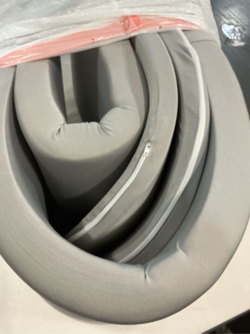 Condition photo showing As Is for WINTECY Small Memory Foam Ball Pit for Kids, Soft Ball Pool Round Ball Pit for Toddlers Play(Balls are NOT Included) Gray 27.5 IN