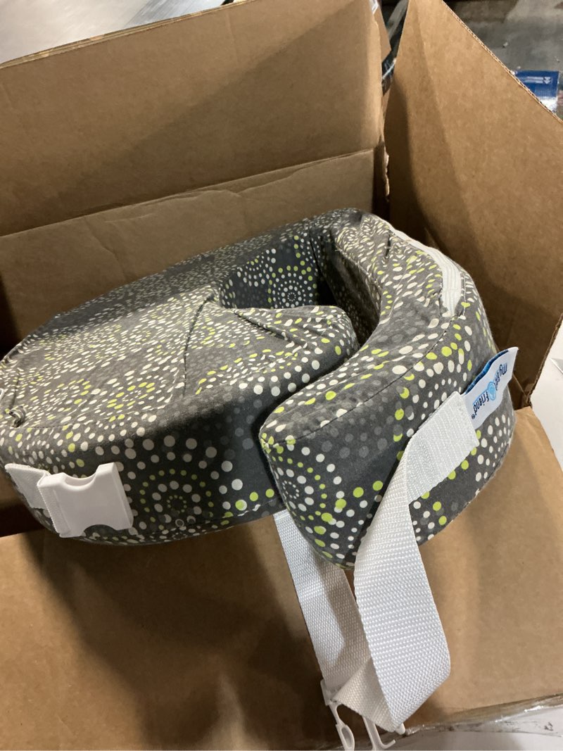 Condition photo showing As Is for My Brest Friend Original Nursing Pillow Enhanced Ergonomics Essential Breastfeeding Pillow Support For Mom & Baby W/ Convenient Side Pocket, Double Straps & Slipcover, Fireworks
