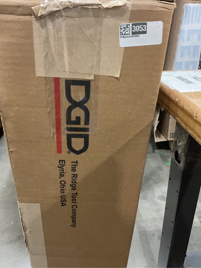 Condition photo showing New/Like New for ridgid 59802 k-6dh hybrid toilet snake auger with 6' heavy-duty drop head tri-wrap cable, manual or cordless drill operated plumbing toilet auger