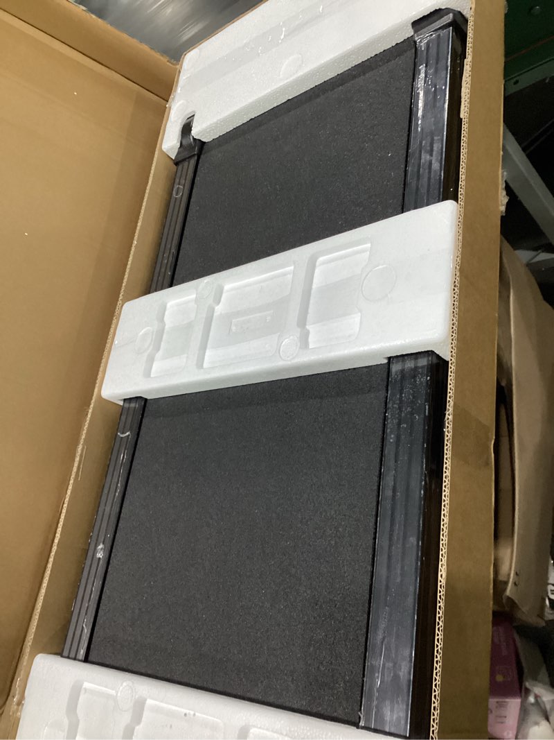 Condition photo showing New/Like New for (similar to stock)abonow walking pad, under desk treadmill with incline for home office 2.5hp portable walking treadmill with 265 lbs weight capacity walking machine, remote control, led display black orange