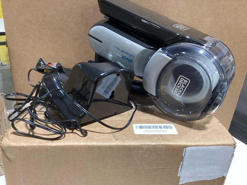 Condition photo showing Good Condition for BLACK+DECKER dust buster PIVOT VAC Handheld Vacuum Cordless, Car Vacuum Portable Rechargeable, Extendible Crevice Tool and 200 Degree Pivoting Nozzle, Strong Suction, Lightweight (BDH2000PL)