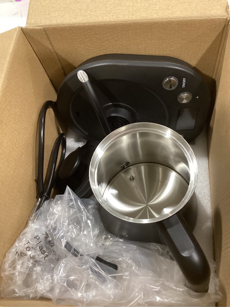 Condition photo showing Good Condition for electric gooseneck kettle, ±1°f temperature control, 304 stainless steel inner, 0.8l/1200w fast heating with auto shut-off & safety lock for pour over coffee & tea - black button kettle