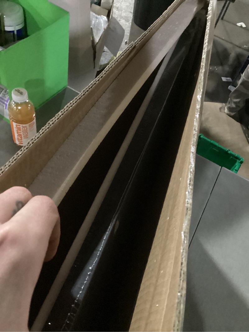 Condition photo showing New/Like New for 20x24 Picture Frame Black – Aluminum Wall Frame with Real Glass, 16x20 Frame with Mat or 20 x 24 Without, Large Metal Poster Frames for Horizontal or Vertical Display Black 20x24