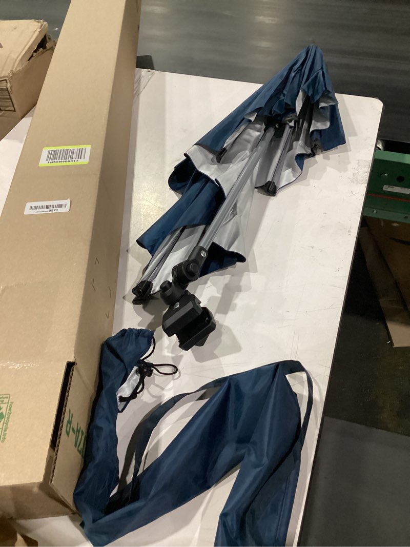 Condition photo showing Good Condition for sport-brella versa-brella spf 50+ protection adjustable umbrella with universal clamp reg dark blue