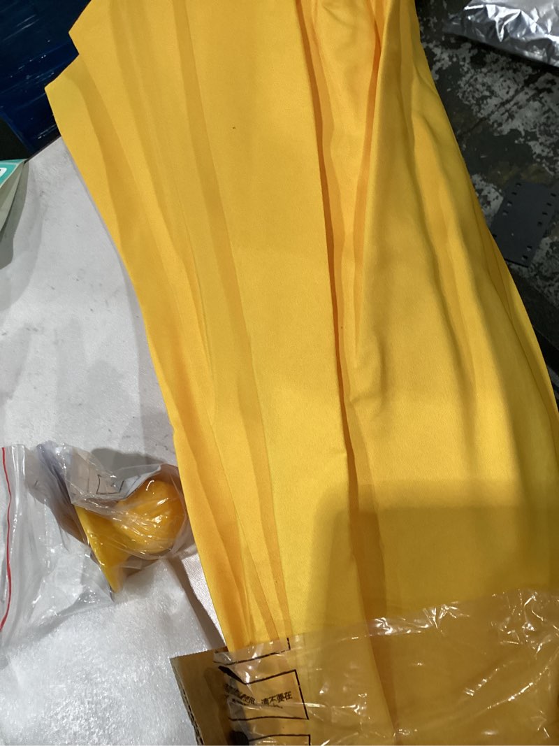 Condition photo showing Good Condition for sunnyglade 9ft outdoor patio umbrella, market table umbrella with 8 sturdy ribs and crank system, fade-resistant & waterproof for garden backyard poolside deck yellow 9ft