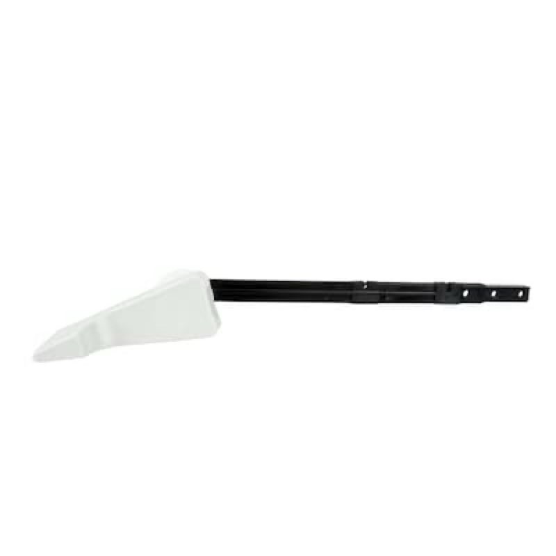 RELIABILT 4-in/6-in/8-in cuttable Front/Side/Neo-angle Mount White Universal Fit Handle with lever