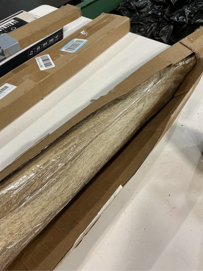 Condition photo showing New/Like New for 40" inch 12 pcs natural pampas grass decor tall,boho home decor,pompas grass,dried tall pampas grass for wedding floral arrangements,farmhouse,party,farmhouse,wall,bedroom decor 40inch-12pcs brown