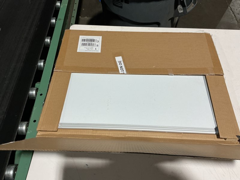 VUSIGN 24" x 18" Magnetic Whiteboard for Wall, Dry Erase Board with Silver Frame, Hanging White Boar