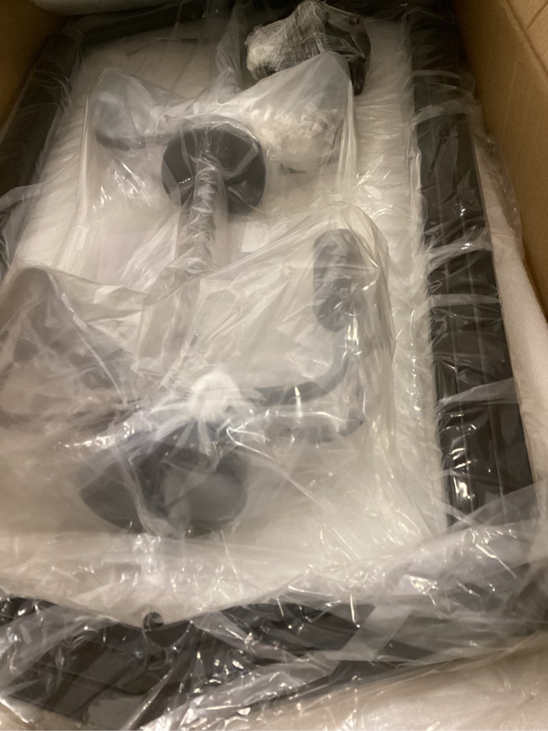 Condition photo showing Good Condition for Black Chandelier, 8-Light Lantern Tiered Pendant Light Fixtures, Modern Farmhouse Foyer Lighting Fixtures, Large Chandeliers for High Ceilings Hanging Pendant Lights for Foyer, Staircase, Entryway