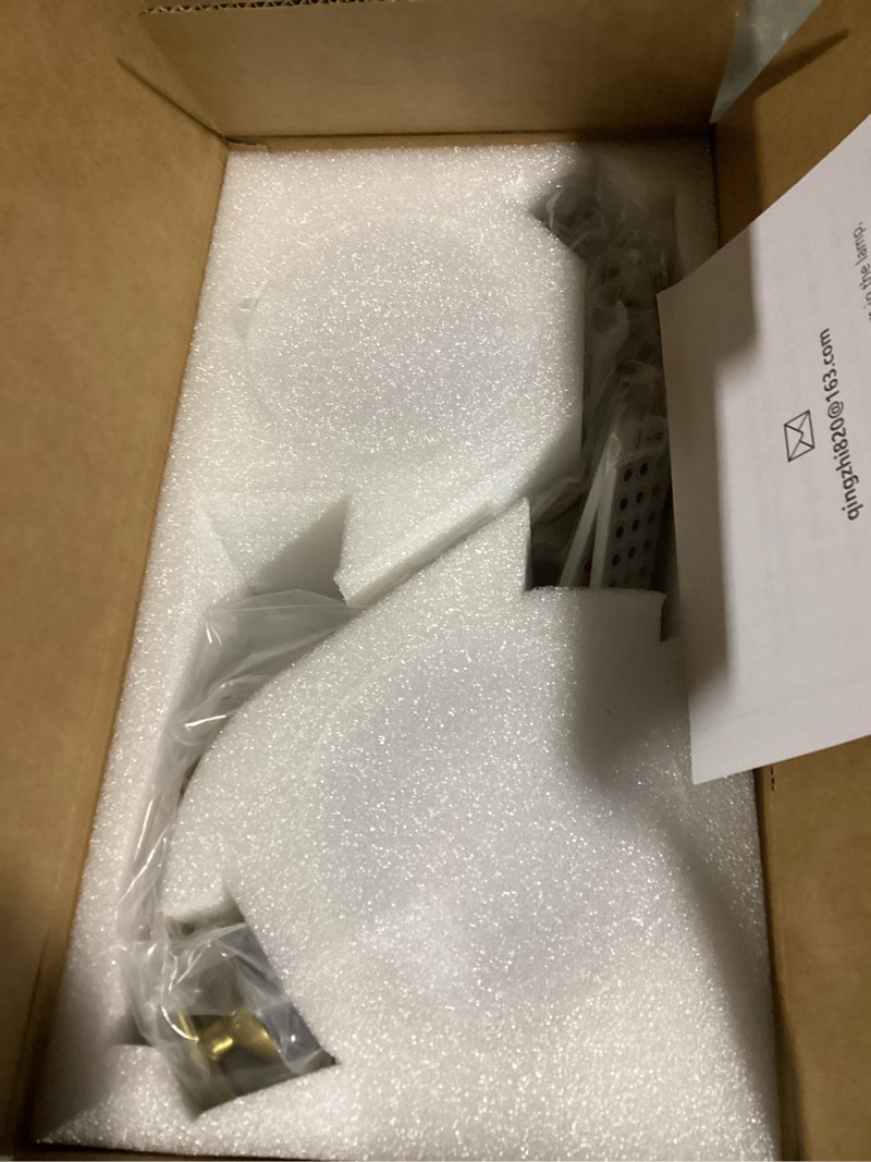 Condition photo showing Good Condition for Battery Operated Wall Sconce, 2-Lights Vinatge Brass Wall Lighting Up and Down with Clear Tulip Shade for Living Room, Bedroom Tulip-Clear 1 1 pack