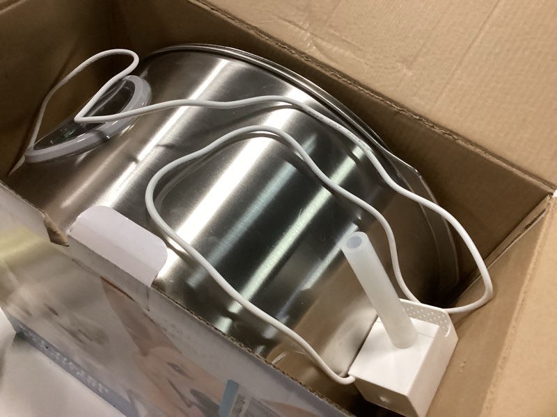 Condition photo showing Good Condition for Dog Water Fountain for Large Dogs: Stainless Steel Dog Fountain Water Bowl - 3.2Gal/406oz/12L Super Quiet Big Cat Water Fountain with Visual Water Level -Great for Large Dogs Cats and Multi-Pet Home