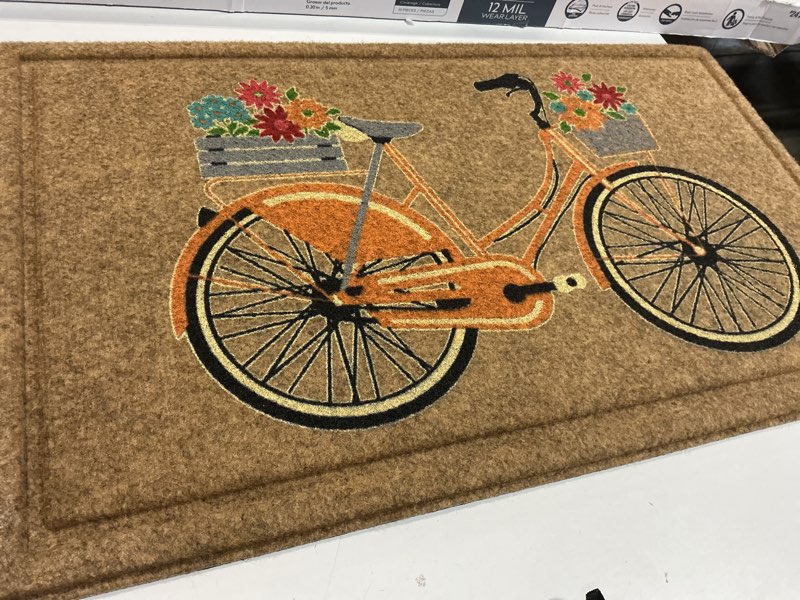 Condition photo showing Good Condition for Mat Bicycle Doormat Natural - Threshold Welcome doormats, Indoor and Outdoor doormats, Funny Doormat, Welcome Mat 18x30 inch (Similar To Stock Photo)
