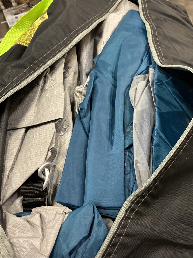 Condition photo showing As Is for ozark trail 10-person dome tent with screen porch – 3-room family camping tent with weather protection