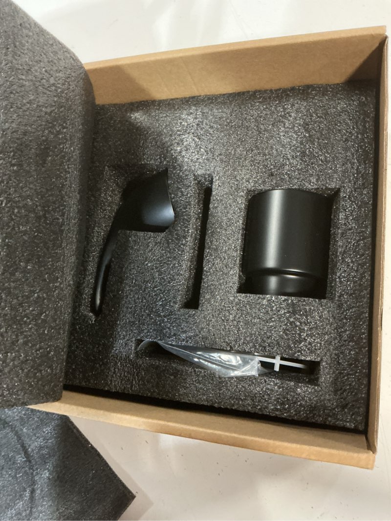 Condition photo showing Good Condition for shower trim kit replacement for delta 13/14 series valves (r10000-unbx/unbxhf/unws/unwshf), matte black handle & cover plate, all-metal, easy install (valve & cartridge not included) trim kit only